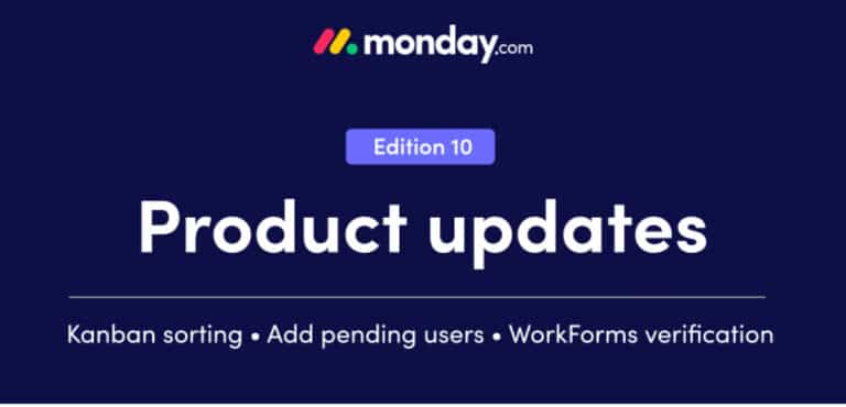 Product updates monday.com 2022